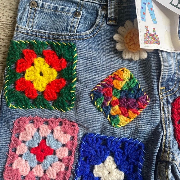 Urban Outfitters THE SERIES Granny Denim Short NWT SZ 31” - Picture 6 of 7